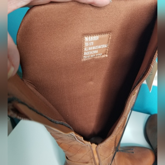 St. John's Bay Cognac Riding Boots - Picture 6 of 12